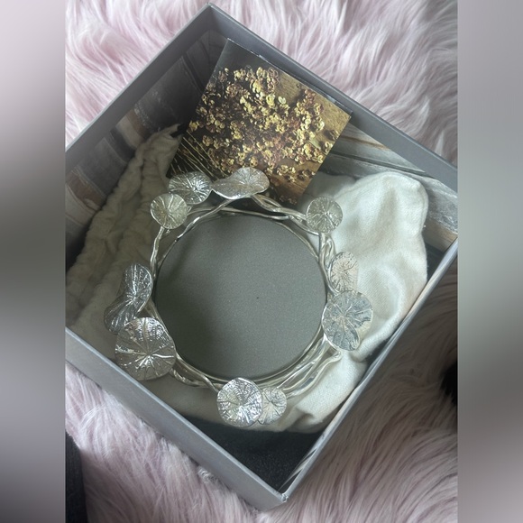 NWT Michael Aram Monet’s Garden Bottle Coaster & Stopper Set $265 - Picture 5 of 6